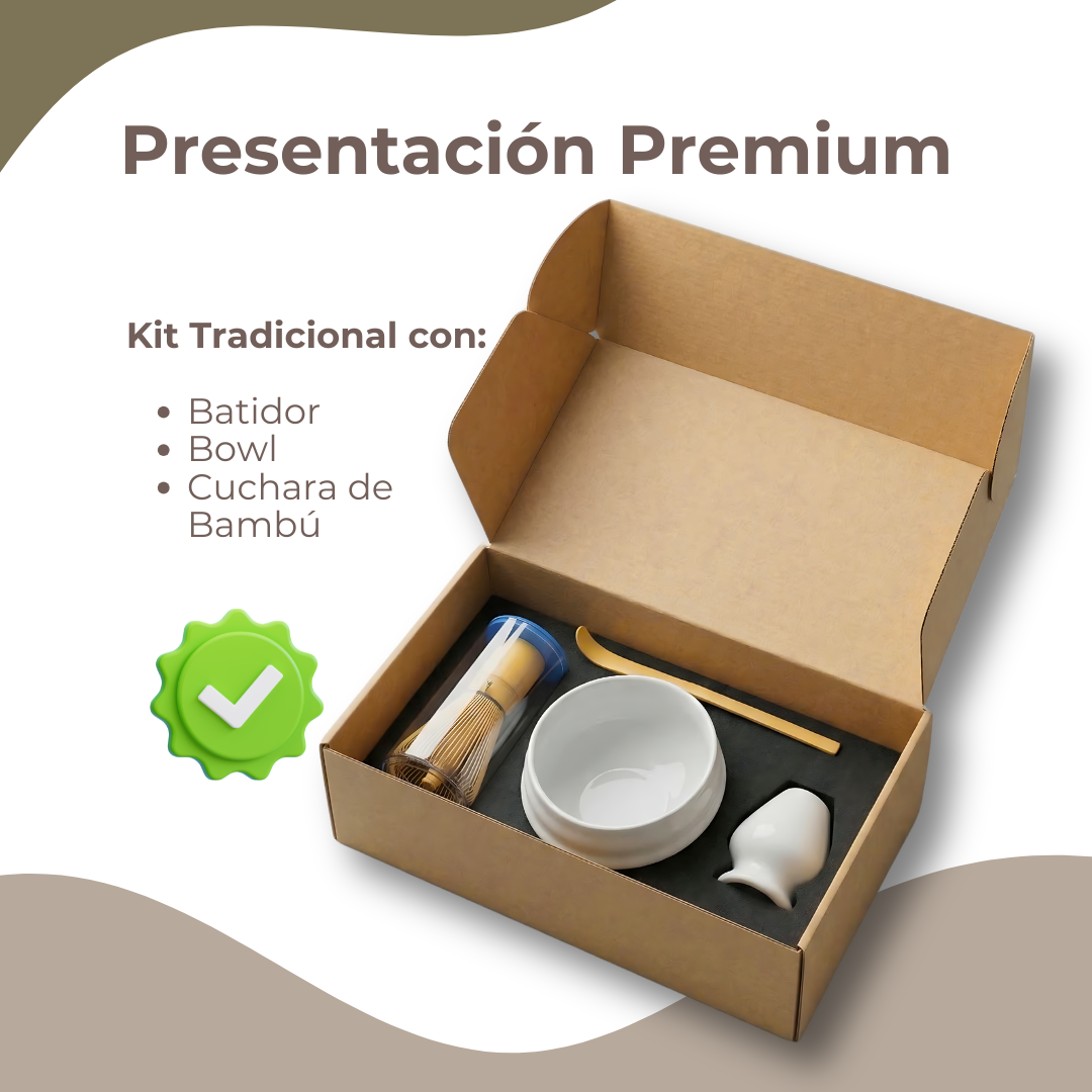 Kit Matcha Premium – Set Tradicional Japonés Completo