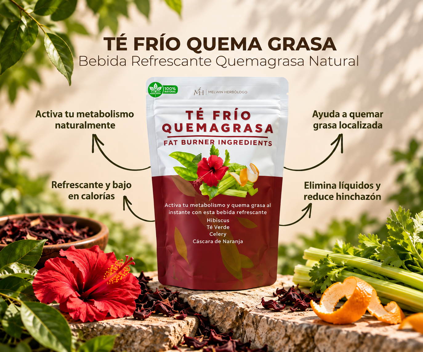TÉ FRÍO QUEMA GRASA