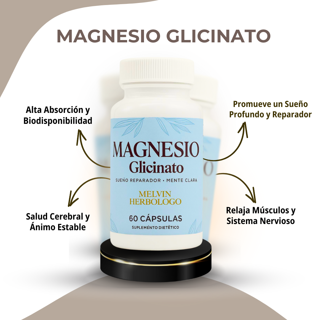 MAGNESIO Glicinato | 60 Cápsulas
